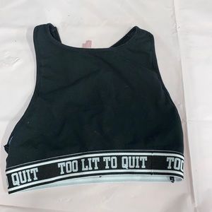 Rue 21 too lit to quit sports bra